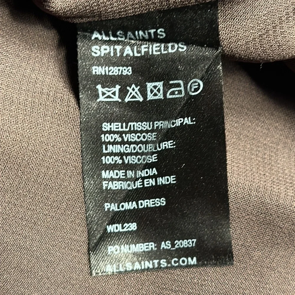 AllSaints Spitalfields Jacks Place London Hand Embellished Dress Vintage… - Picture 12 of 12